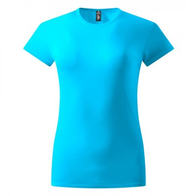 MASTER LADY, ženska pamučna majica, 150g/m2, tirkizno plava
