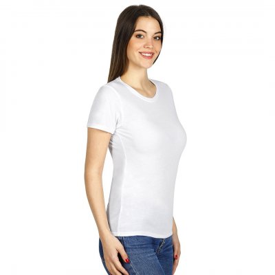 SUBLI LADY, ženska majica predviđena za sublimaciju, bela