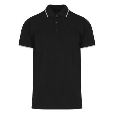 ATLANTIC, polo majica, 190 g/m2, crna