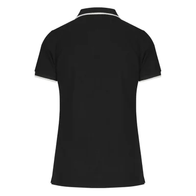 ATLANTIC LADY, ženska polo majica, 190 g/m2, crna