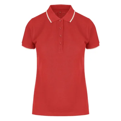 ATLANTIC LADY, ženska polo majica, 190 g/m2, crvena