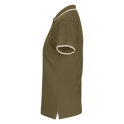 ATLANTIC LADY, ženska polo majica, 190 g/m2, maslinasta