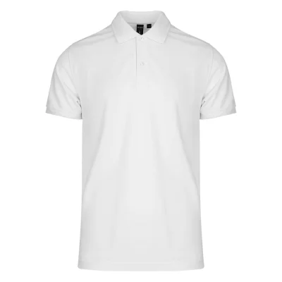 GO GREEN, polo majica, 180 g/m2, bela