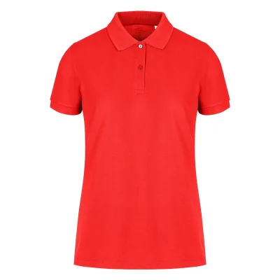 GO GREEN LADY, ženska polo majica, 180 g/m2, crvena