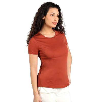 TERRA LADY, majica od organskog pamuka, 150g/m2, karamel