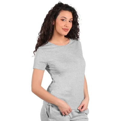 TARGET LADY, ženska pamučna majica, 160 g/m2, pepeljasta