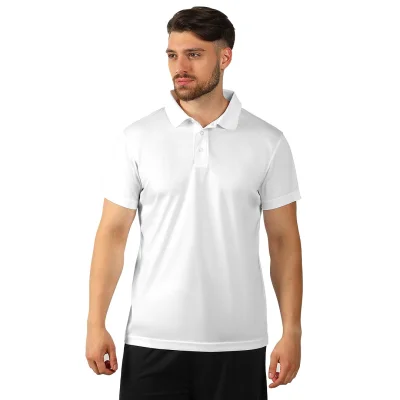 LACROSS, sportska polo majica, 130 g/m2, bela