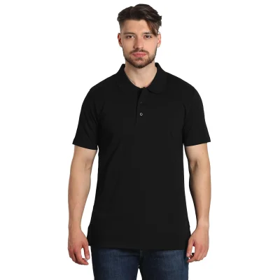 PREMIUM POLO, polo majica, 180 g/m2, crna