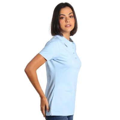 PREMIUM POLO LADY, polo majica, 180 g/m2, svetlo plava