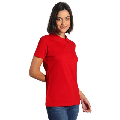 PREMIUM POLO LADY, polo majica, 180 g/m2, crvena
