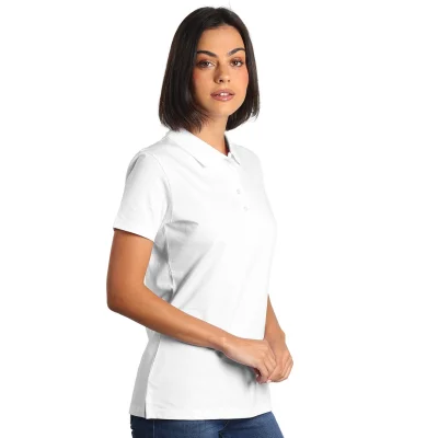 PREMIUM POLO LADY, polo majica, 180 g/m2, bela