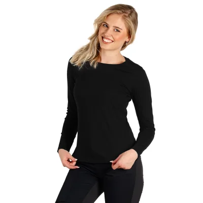 TARGET LSL LADY, pamučna majica dugih rukava, 160 g/m2, crna