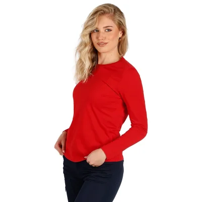 TARGET LSL LADY, pamučna majica dugih rukava, 160 g/m2, crvena