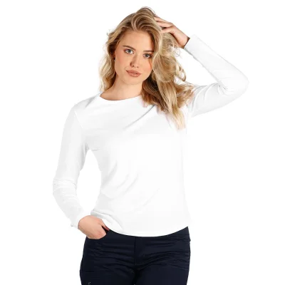 TARGET LSL LADY, pamučna majica dugih rukava, 160 g/m2, bela