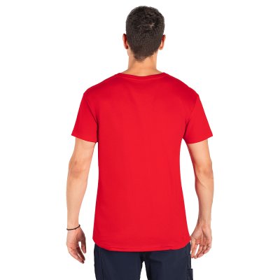 TARGET V MEN, pamučna majica, v izrez, 160 g/m2, crvena