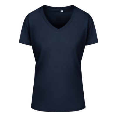 TARGET V LADY, ženska pamučna majica, v-izrez, 160 g/m2, plava