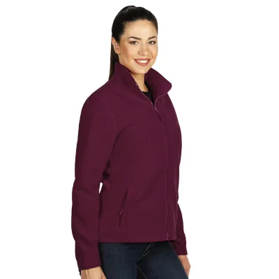 POLARIS LADY, ženska dukserica od brušenog polara, bordo