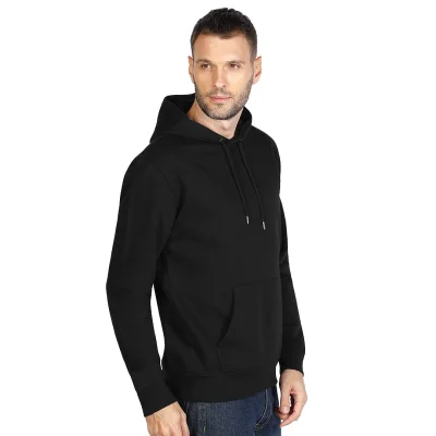 ABSOLUT HOODY, dukserica od organskog pamuka sa kapuljačom, crna