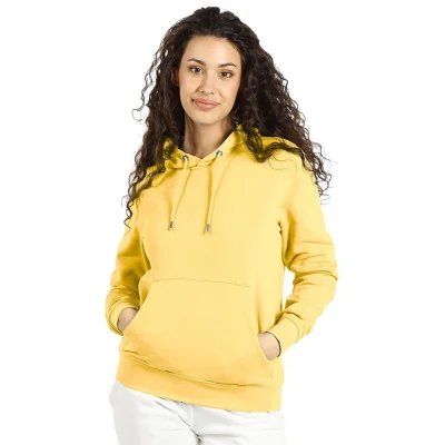 ABSOLUT HOODY, dukserica sa kapuljačom od organskog pamuka, 280 g/m2, svetlo žuta
