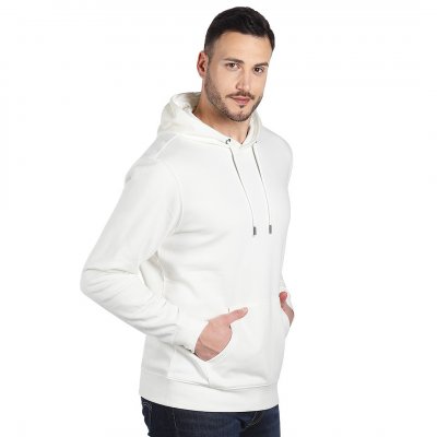 ABSOLUT HOODY, dukserica sa kapuljačom od organskog pamuka, 280 g/m2, krem-bela