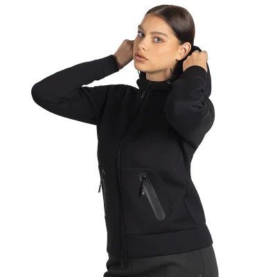 CAMERON LADY, ženska dukserica sa kapuljačom, 380 g/m2, crna