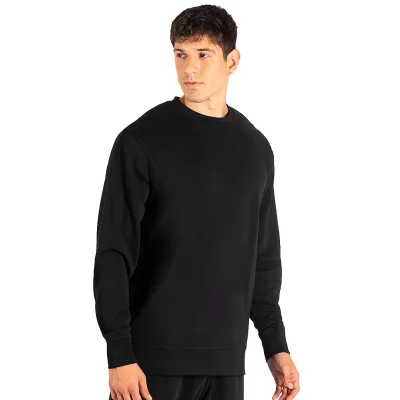 TERRY MEN, dukserica sa okruglim izrezom, 280 g/m2, crna