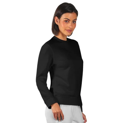 TERRY LADY, dukserica sa okruglim izrezom, 280 g/m2, crna