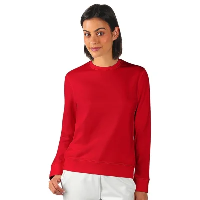 TERRY LADY, dukserica sa okruglim izrezom, 280 g/m2, crvena