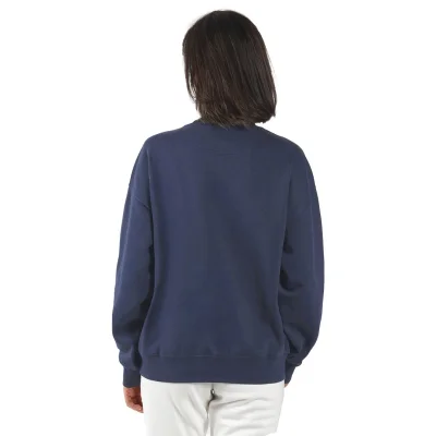BIG, unisex široka dukserica od organskog pamuka, 300 g/m2, plava
