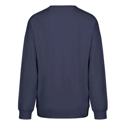 BIG, unisex široka dukserica od organskog pamuka, 300 g/m2, plava