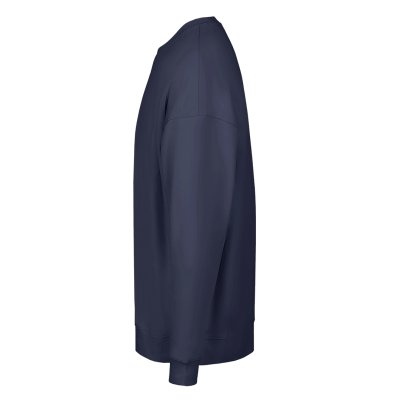 BIG, unisex široka dukserica od organskog pamuka, 300 g/m2, plava