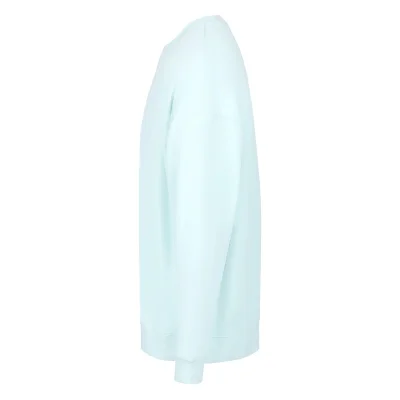 BIG, unisex široka dukserica od organskog pamuka, 300 g/m2, svetlo plava