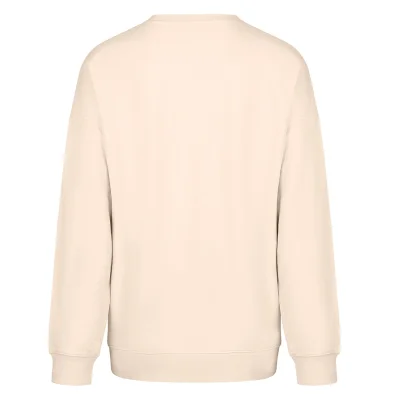 BIG, unisex široka dukserica od organskog pamuka, 300 g/m2, svetlo braon