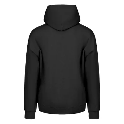 BIG HOODY, široka dukserica sa kapuljačom od organskog pamuka, 300 g/m2, crna