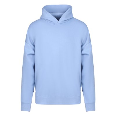 BIG HOODY, široka dukserica sa kapuljačom od organskog pamuka, 300 g/m2, svetlo plava