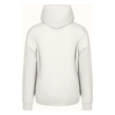 BIG HOODY, široka dukserica sa kapuljačom od organskog pamuka, 300 g/m2, krem-bela