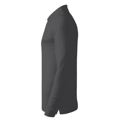 AZZURRO II LSL, pamučna polo majica dugih rukava, 180 g/m2, tamno siva