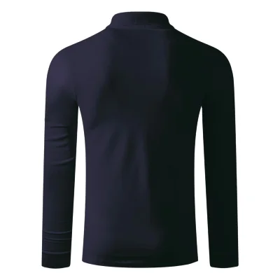 AZZURRO II LSL, pamučna polo majica dugih rukava, 180 g/m2, plava