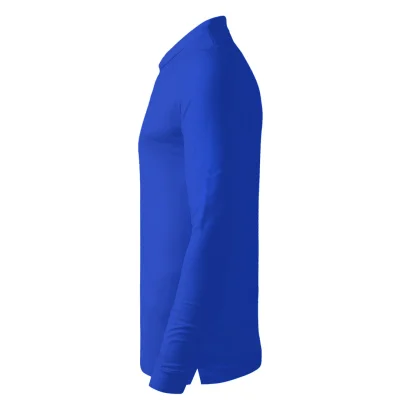 AZZURRO II LSL, pamučna polo majica dugih rukava, 180 g/m2, rojal plava