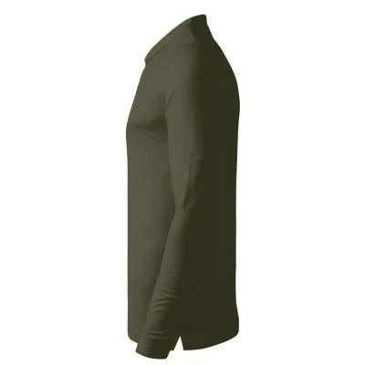 AZZURRO II LSL, pamučna polo majica dugih rukava, 180 g/m2, maslinasta