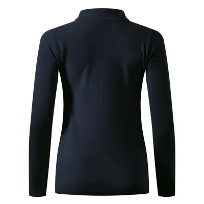 SUNNY LSL, ženska pamučna polo majica dugih rukava, 180 g/m2, plava