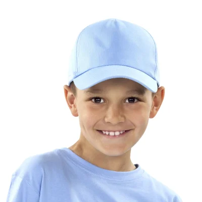 JUNIOR, dečji kačket, 5 panela, plavi