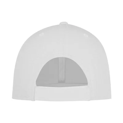 BENCH, kačket sa 6 panela, čičak kopča, beli