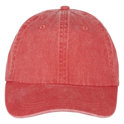 ARLO, kačket sa 6 panela, metalna kopča, crveni