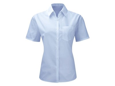 BUSINESS SSL WOMEN, ženska košulja kratkih rukava, svetlo plava
