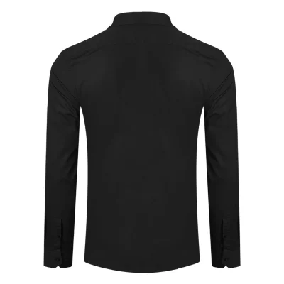 COMFORT LSL MEN, muška košulja dugih rukava, crna