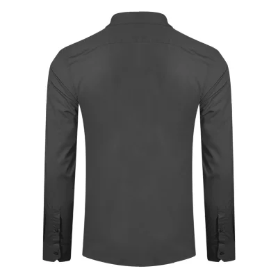 COMFORT LSL MEN, muška košulja dugih rukava, tamno siva