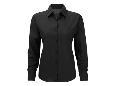 COMFORT LSL WOMEN, ženska košulja dugih rukava, crna