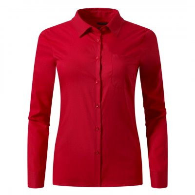 COMFORT LSL WOMEN, ženska košulja dugih rukava, crvena