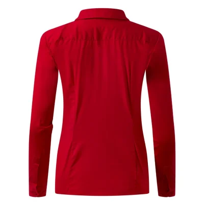 COMFORT LSL WOMEN, ženska košulja dugih rukava, crvena